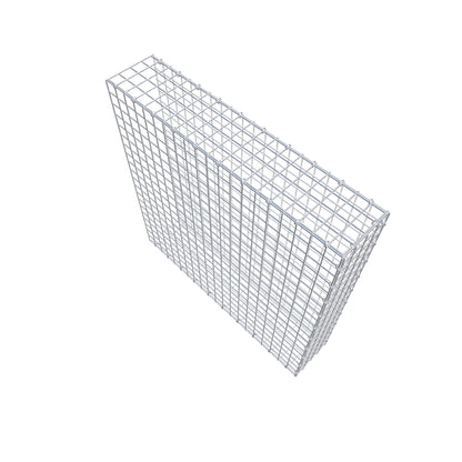 Mounted gabion type 2 100 cm x 100 cm x 20 cm (L x H x D), mesh size 5 cm x 5 cm, C-ring