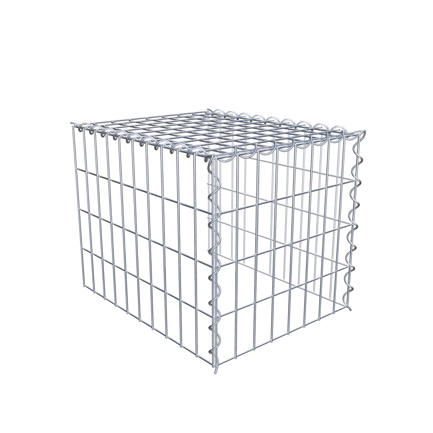Anbaugabione Typ 4 50 cm x 40 cm x 40 cm (L x H x T), Maschenweite 5 cm x 10 cm, Spirale