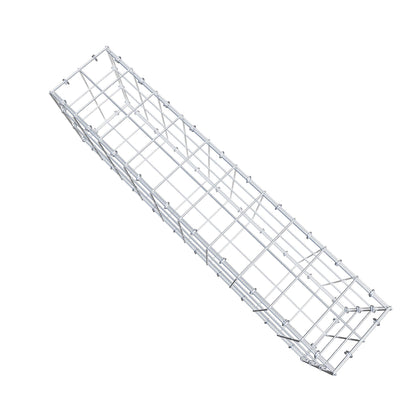 Gabione 100 cm x 30 cm x 20 cm (L x H x T), Maschenweite 10 cm x 10 cm, C-Ring