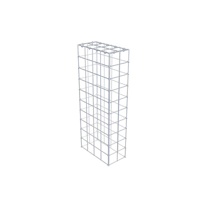 Gavión complementario de tipo 3 100 cm x 40 cm x 20 cm (L x A x P), malla 10 cm x 10 cm, anillo en C