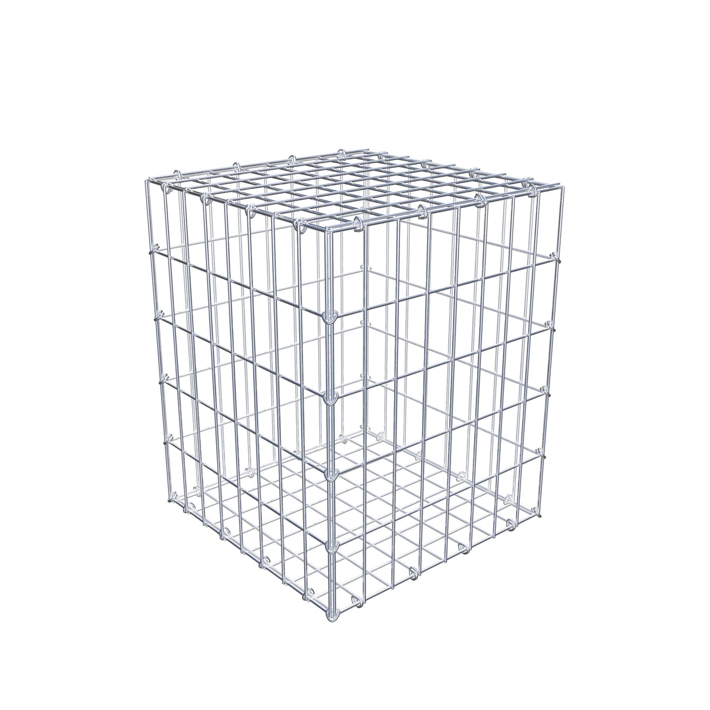 Schanskorf 50 cm x 40 cm x 40 cm (L x H x D), maaswijdte 5 cm x 10 cm, C-ring