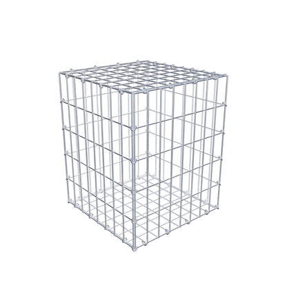 Schanskorf 50 cm x 40 cm x 40 cm (L x H x D), maaswijdte 5 cm x 10 cm, C-ring