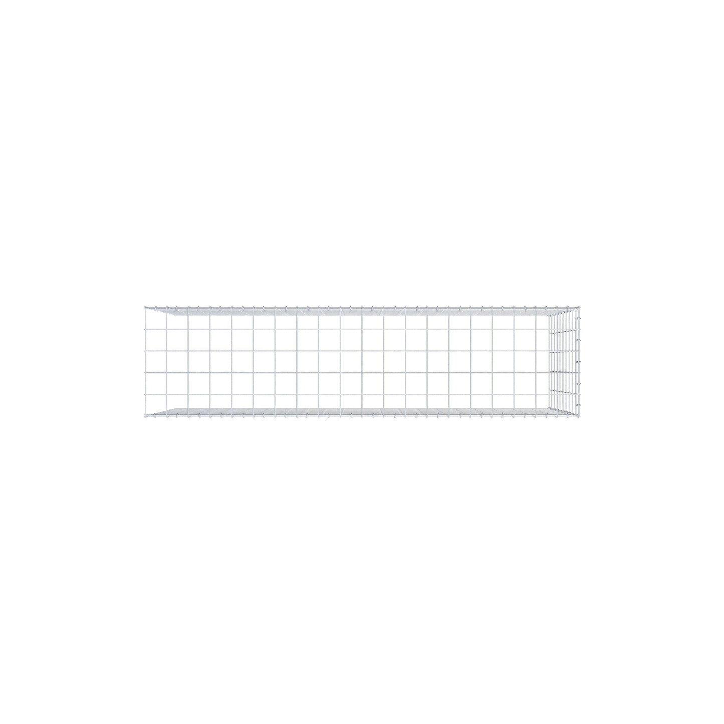 Gavión adicional tipo 4 200 cm x 100 cm x 50 cm (L x A x P), malla 10 cm x 10 cm, anillo en C