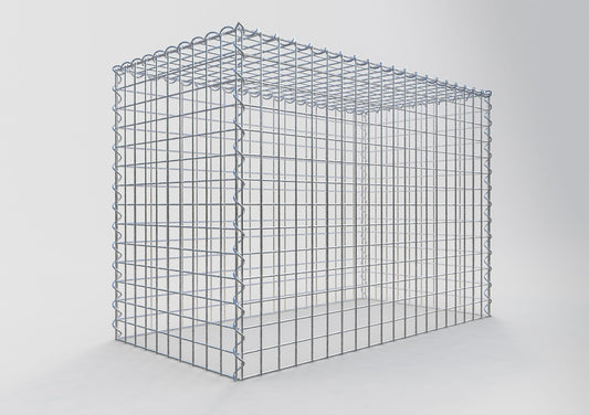 Add-on schanskorf type 3 100 cm x 70 cm x 50 cm (L x H x D), maaswijdte 5 cm x 5 cm, spiraalvormig