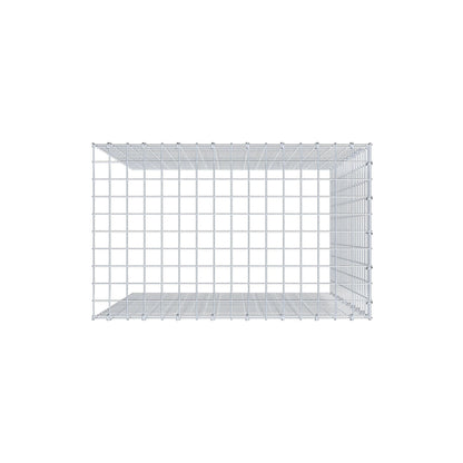 Gavión adicional tipo 4 100 cm x 80 cm x 50 cm (L x A x P), malla 5 cm x 5 cm, anillo en C