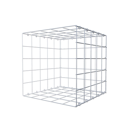 Gabbione aggiuntivo tipo 2 50 cm x 50 cm x 50 cm (L x H x P), maglia 10 cm x 10 cm, anello a C