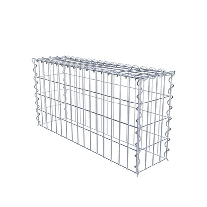 Gavión adicional tipo 3 80 cm x 40 cm x 20 cm (L x A x P), malla 5 cm x 10 cm, en espiral
