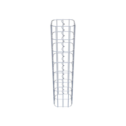 Colonna di gabbioni quadrata 17 cm x 17 cm, alta 80 cm, MW 5 cm x 10 cm
