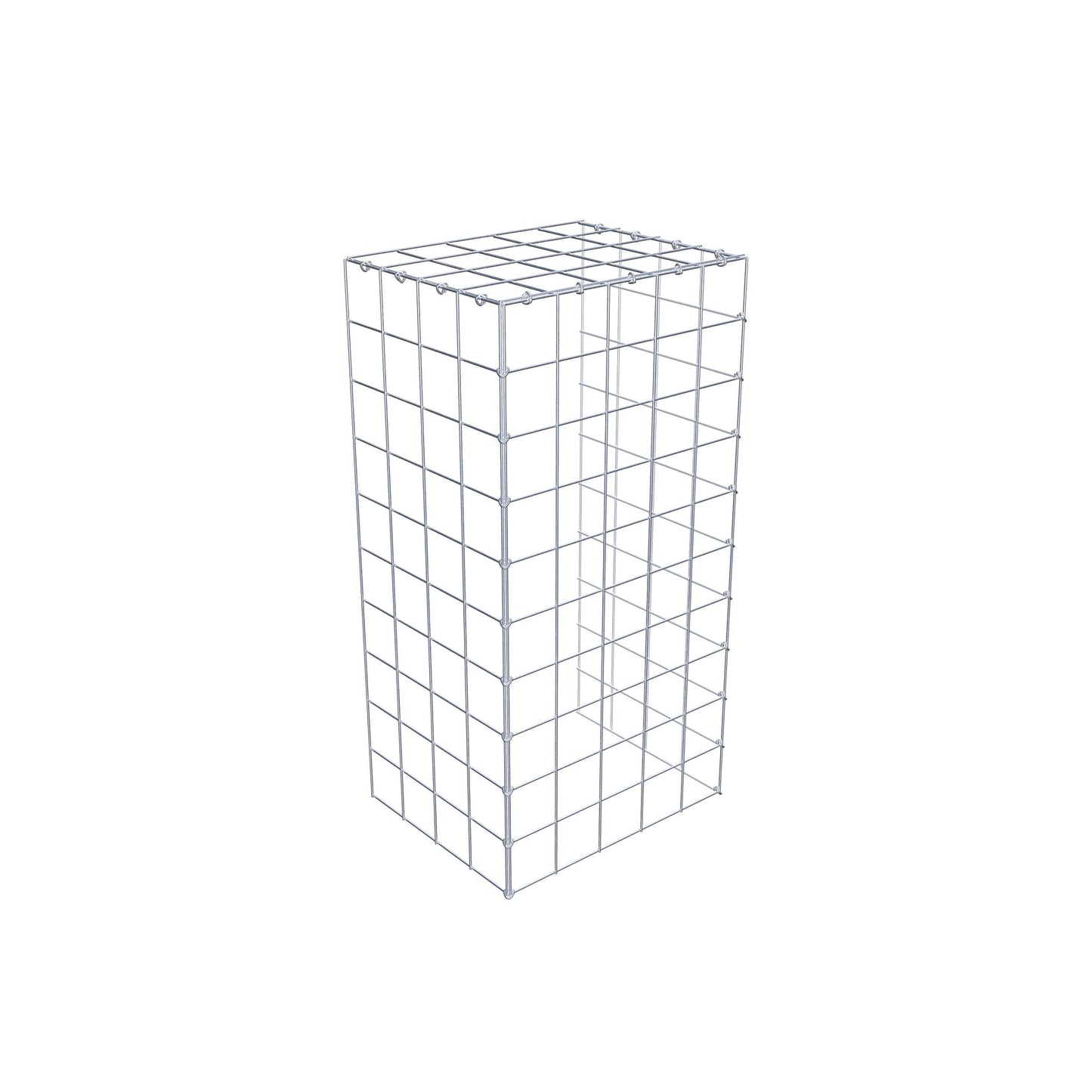 Pila adicional tipo 4 100 cm x 40 cm x 50 cm (L x A x P), malla 10 cm x 10 cm, anillo en C