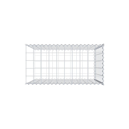 Gabião tipo 2 100 cm x 90 cm x 50 cm (C x A x P), malhagem 10 cm x 10 cm, espiral