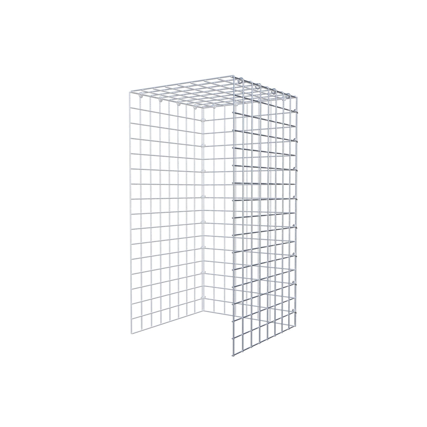 Pila adicional tipo 4 80 cm x 40 cm x 40 cm (L x A x P), malla 5 cm x 5 cm, anillo en C