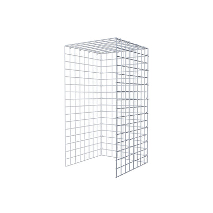 Pila adicional tipo 4 80 cm x 40 cm x 40 cm (L x A x P), malla 5 cm x 5 cm, anillo en C