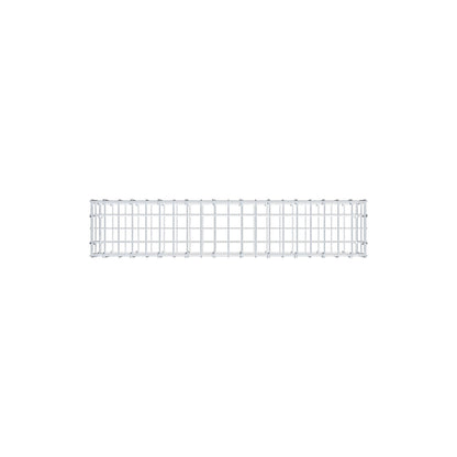 Schanskorf 100 cm x 20 cm x 20 cm (L x H x D), maaswijdte 5 cm x 10 cm, C-ring