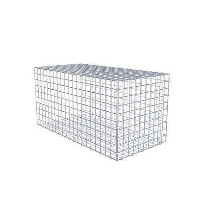 Fourche rapportée type 2 100 cm x 50 cm x 50 cm (L x H x P), mailles 5 cm x 5 cm, anneau C