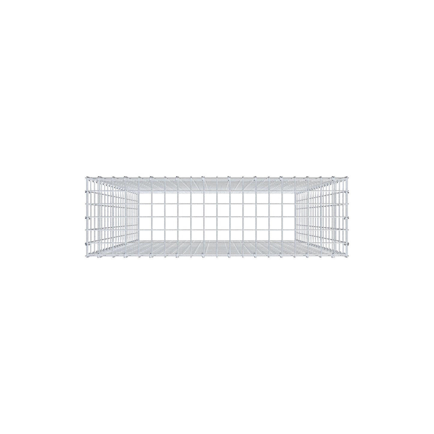 Pila adicional tipo 3 200 cm x 100 cm x 30 cm (L x A x P), malla 5 cm x 10 cm, anillo en C