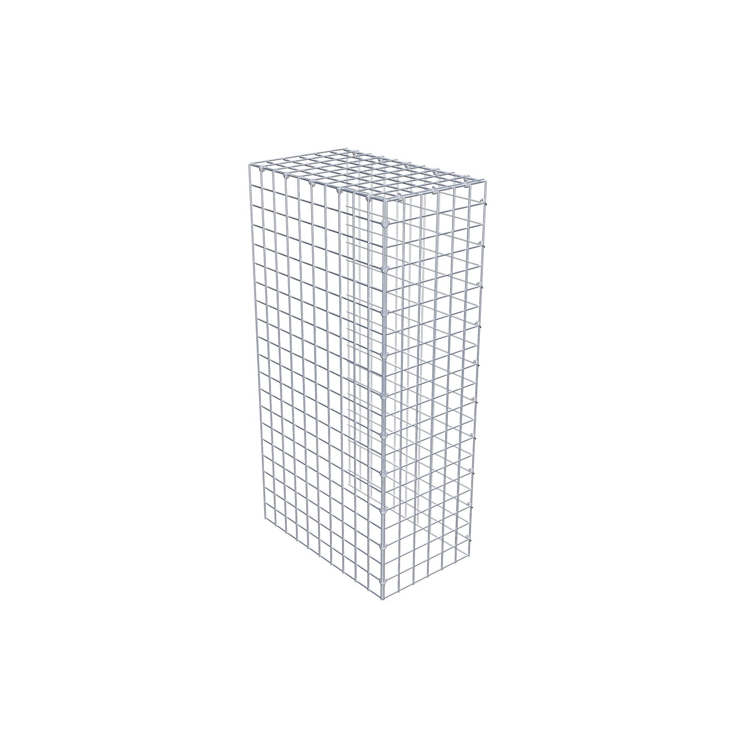 Anbaugabione Typ 4 100 cm x 50 cm x 30 cm (L x H x T), Maschenweite 5 cm x 5 cm, C-Ring