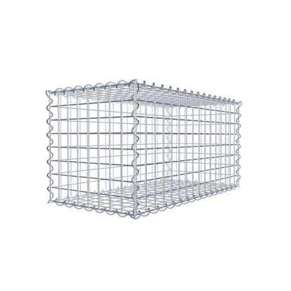 Gabion 80 cm x 40 cm x 40 cm (L x H x D), maskstorlek 5 cm x 5 cm, spiral
