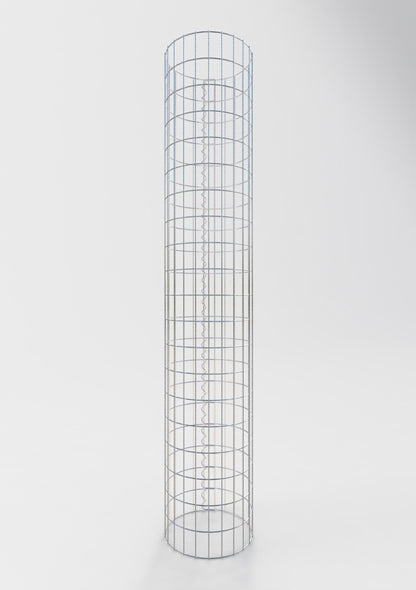 Columna de gaviones diámetro 37 cm, MW 5 x 10 cm redonda