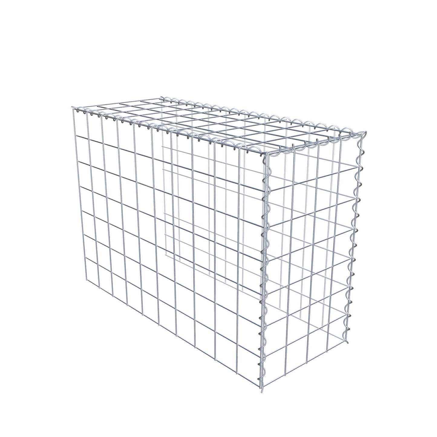 Gavión complementario tipo 4 100 cm x 70 cm x 40 cm (L x A x P), malla 10 cm x 10 cm, espiral