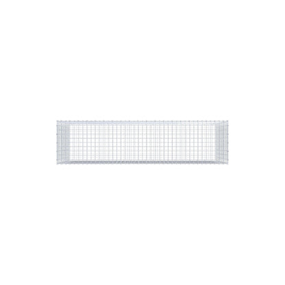 Gabion 200 cm x 100 cm x 50 cm (L x H x D), maskestørrelse 5 cm x 5 cm, C-ring