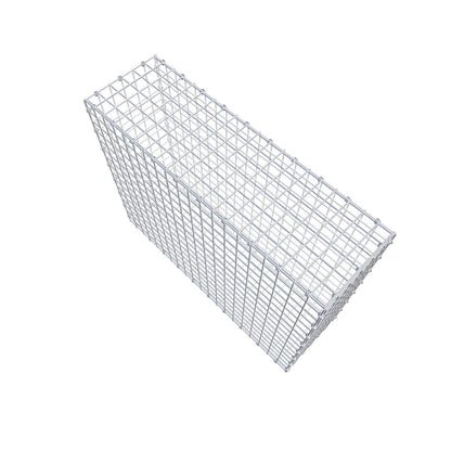 Gabião 100 cm x 80 cm x 30 cm (C x A x P), malhagem 5 x 5 cm, anel espiral