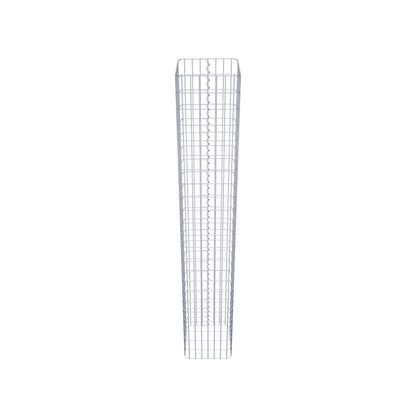 Gabionensäule eckig 37 cm x 37 cm, 230 cm Höhe, MW 5 cm x 10 cm