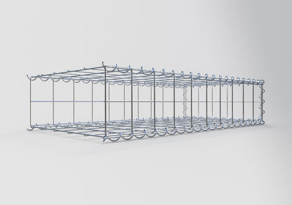 Gavión complementario tipo 2 100 cm x 20 cm x 50 cm (L x A x P), malla 10 cm x 10 cm, espiral