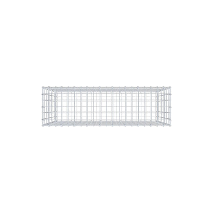 Gabion 100 cm x 90 cm x 30 cm (L x H x D), maskstorlek 5 cm x 10 cm, C-ring