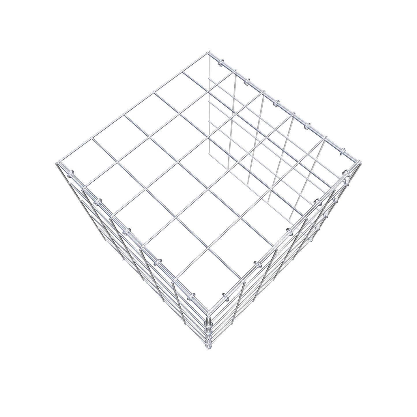 Fourche rapportée type 4 50 cm x 50 cm x 50 cm (L x H x P), mailles 10 cm x 10 cm, anneau C