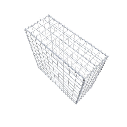 Gabion 100 cm x 100 cm x 40 cm (L x H x D), maskestørrelse 10 cm x 10 cm, spiral