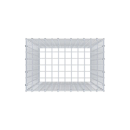 Anbaugabione Typ 3 100 cm x 60 cm x 40 cm (L x H x T), Maschenweite 5 cm x 5 cm, C-Ring