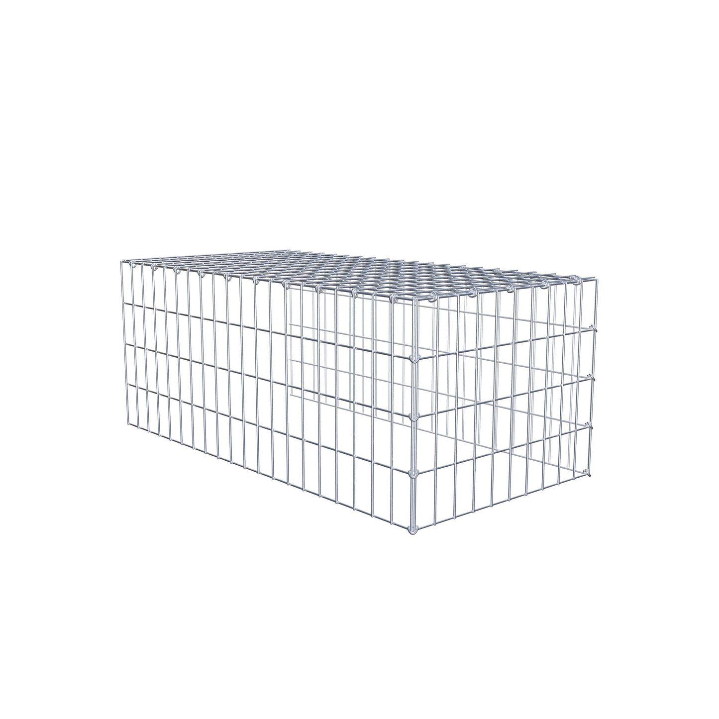 Pila adicional tipo 4 100 cm x 40 cm x 50 cm (L x A x P), malla 5 cm x 10 cm, anillo en C