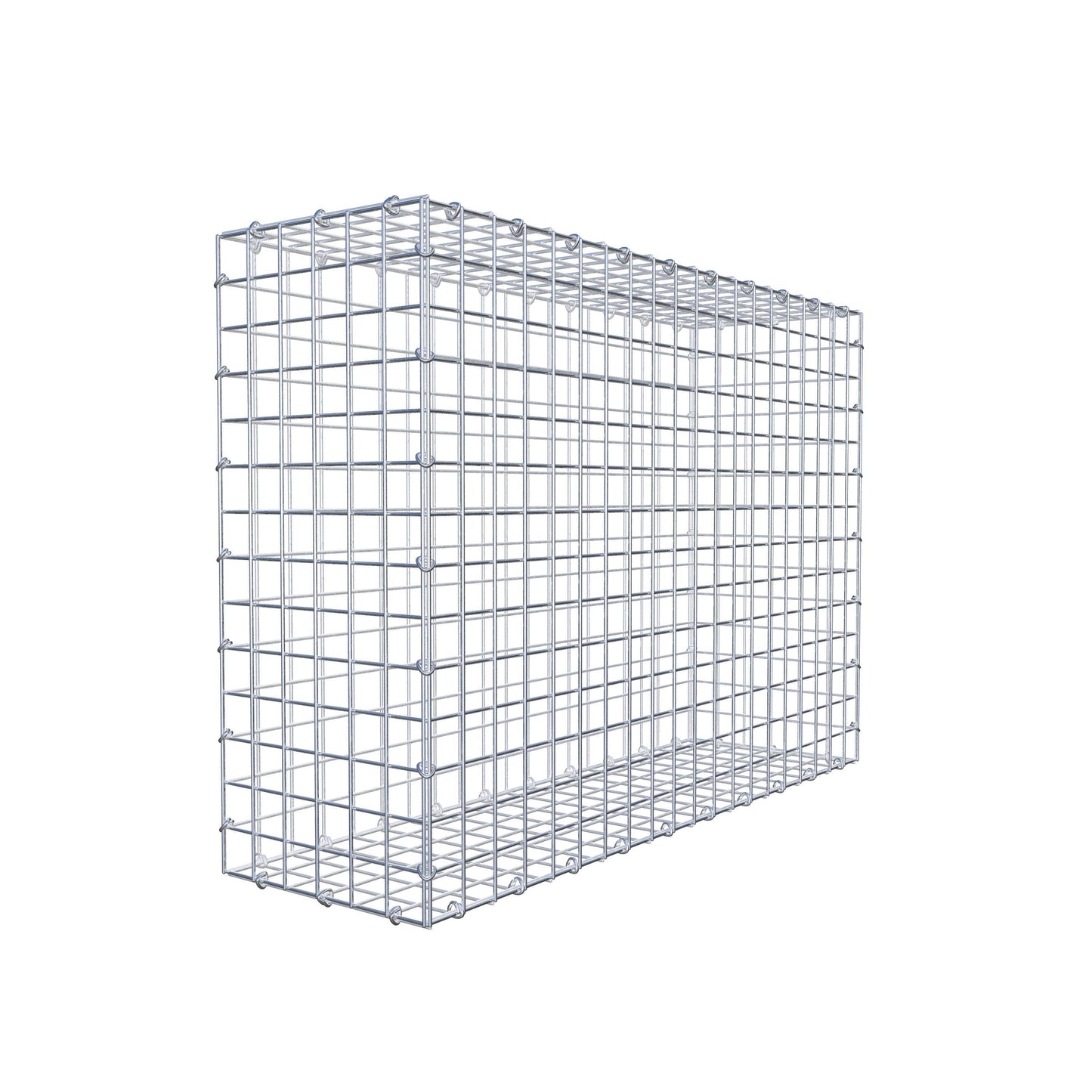 Gavión 100 cm x 70 cm x 30 cm (L x A x P), luz de malla 5 cm x 5 cm, anillo en C