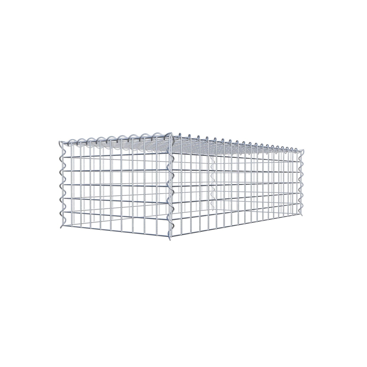 Gavión complementario tipo 3 100 cm x 30 cm x 50 cm (L x A x P), malla 5 cm x 5 cm, espiral