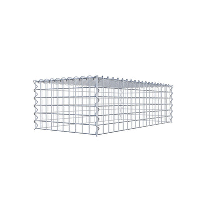 Gavión complementario tipo 3 100 cm x 30 cm x 50 cm (L x A x P), malla 5 cm x 5 cm, espiral