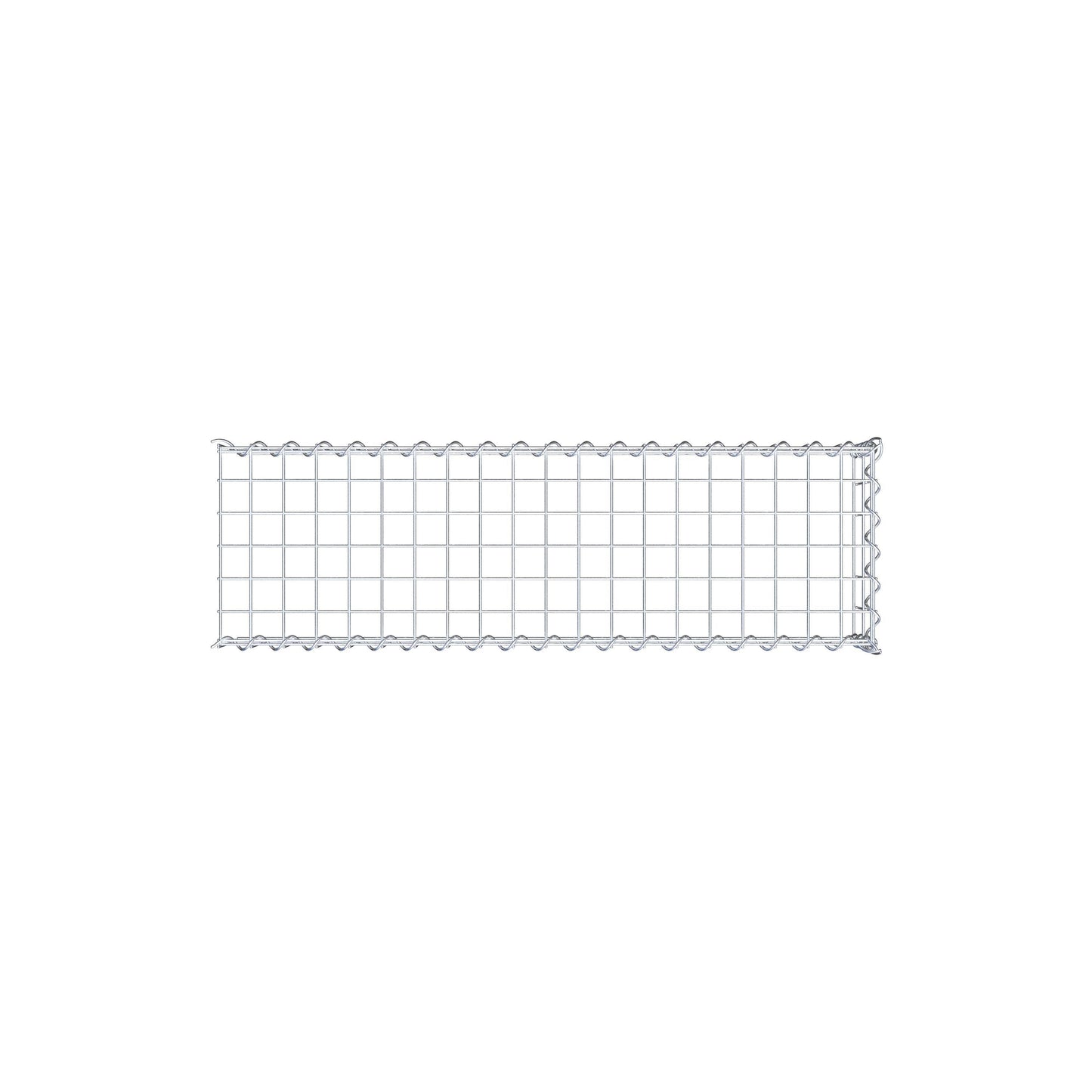 Grown-on gabion type 4 100 cm x 20 cm x 30 cm (L x H x D), mesh size 5 cm x 10 cm, spiral