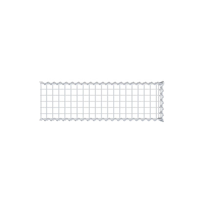 Grown-on gabion type 4 100 cm x 20 cm x 30 cm (L x H x D), mesh size 5 cm x 10 cm, spiral