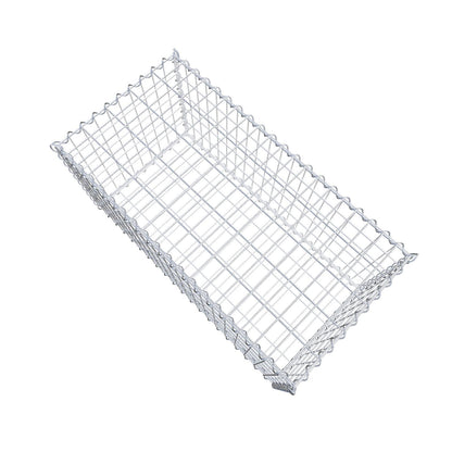 Gabião 100 cm x 50 cm x 50 cm (C x A x P), malhagem 5 cm x 10 cm, espiral