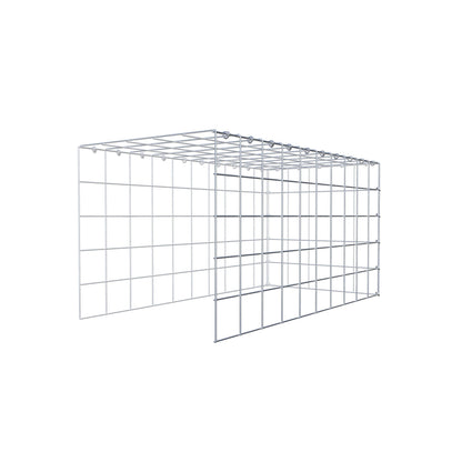 Gavión adicional tipo 4 100 cm x 50 cm x 50 cm (L x A x P), malla 10 cm x 10 cm, anillo en C