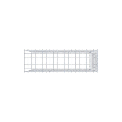 Gabbione aggiuntivo tipo 4 100 cm x 90 cm x 30 cm (L x H x P), maglia 5 cm x 10 cm, anello a C