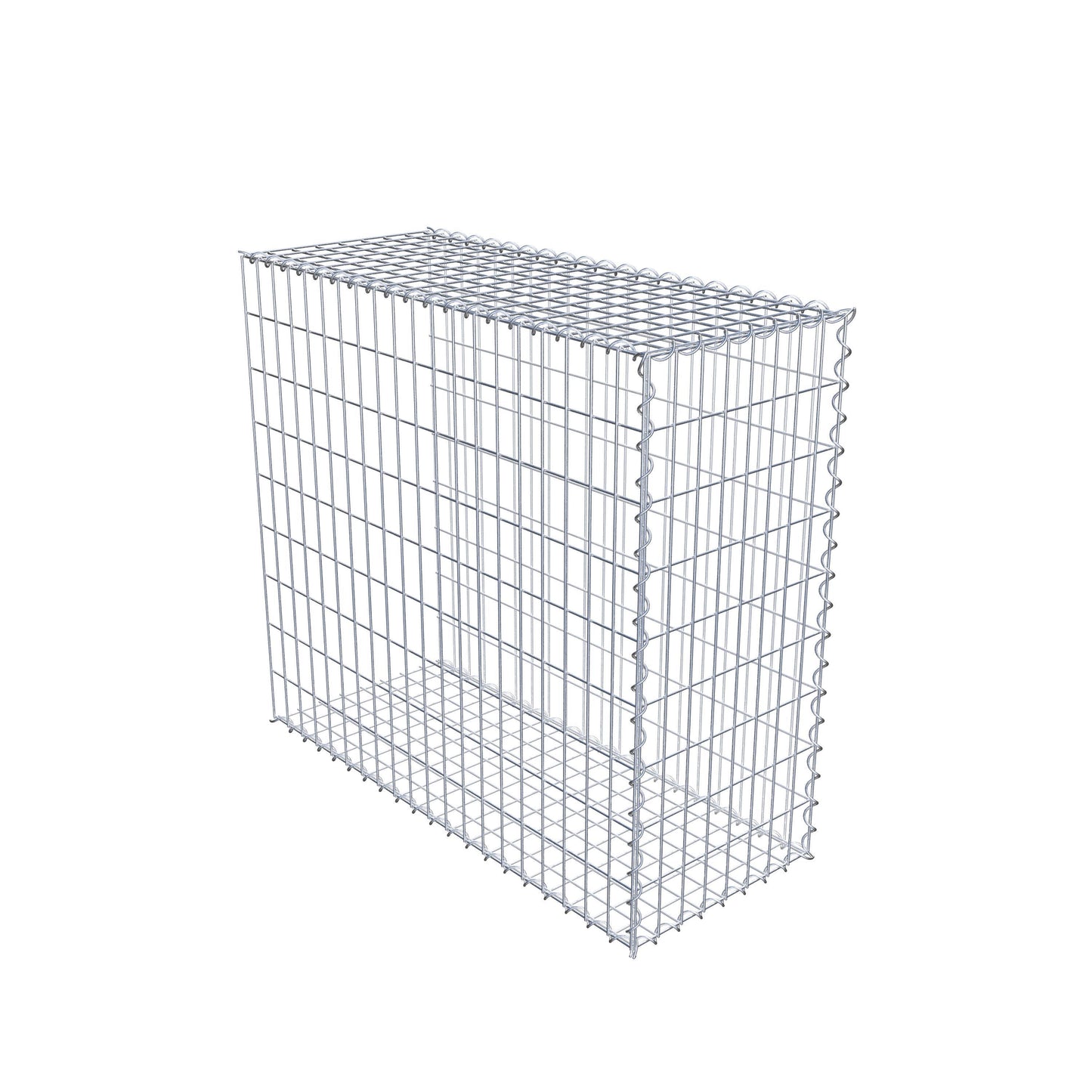 Gavión complementario tipo 2 100 cm x 90 cm x 40 cm (L x A x P), luz de malla 5 cm x 10 cm, en espiral