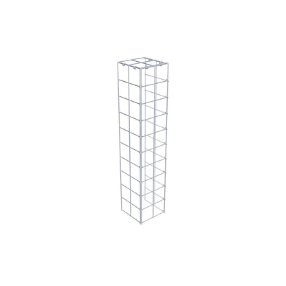 Type 4 oplegkorf 100 cm x 20 cm x 20 cm (L x H x D), maaswijdte 10 cm x 10 cm, C-ring