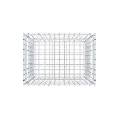 Gabion 100 cm x 70 cm x 50 cm (L x H x D), maskstorlek 5 cm x 10 cm, C-ring