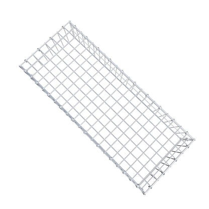 Gavión complementario de tipo 3 100 cm x 20 cm x 40 cm (largo x alto x fondo), malla 5 cm x 10 cm, anillo en C