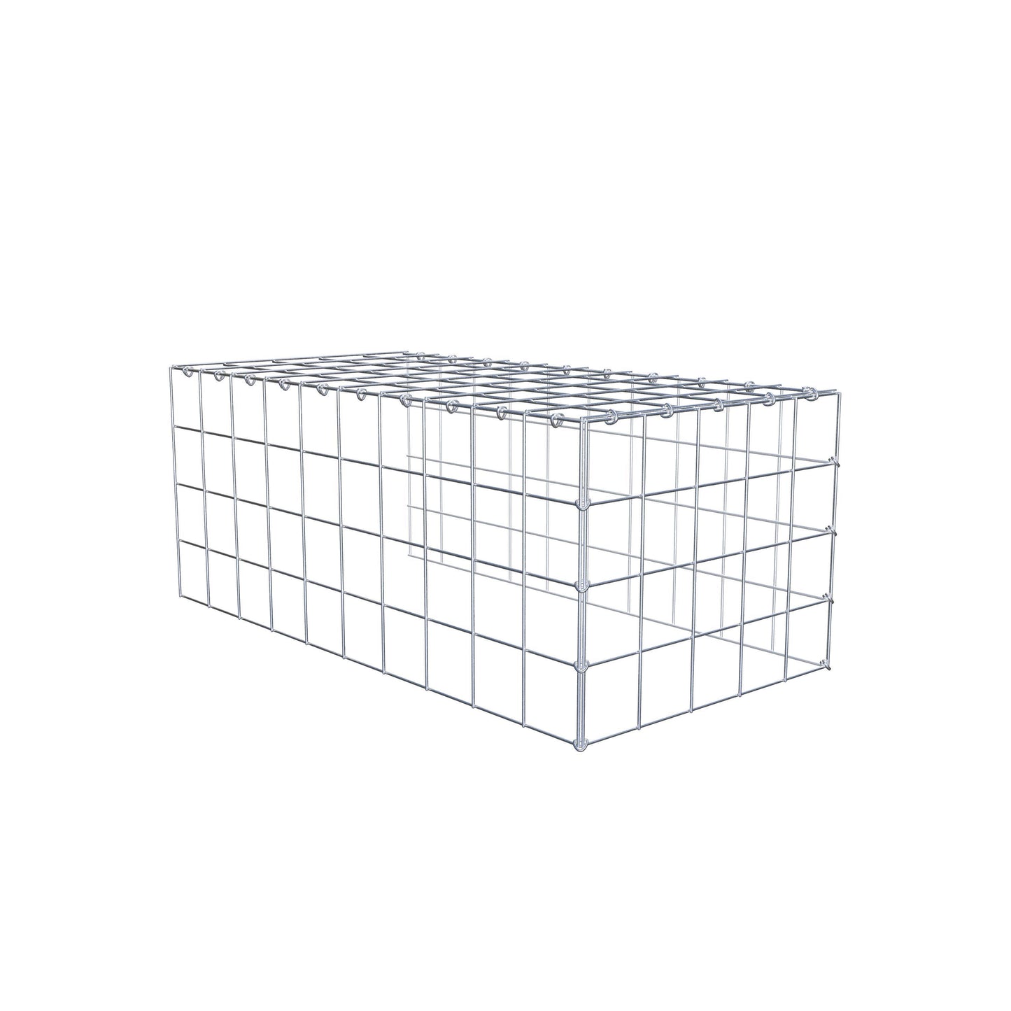 Pila adicional tipo 4 100 cm x 40 cm x 50 cm (L x A x P), malla 10 cm x 10 cm, anillo en C