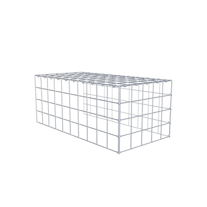 Pila adicional tipo 4 100 cm x 40 cm x 50 cm (L x A x P), malla 10 cm x 10 cm, anillo en C