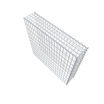 Add-on schanskorf type 4 100 cm x 100 cm x 20 cm (L x H x D), maaswijdte 5 cm x 10 cm, spiraalvormig