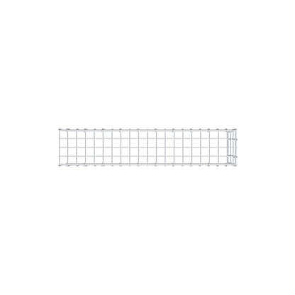 Type 4 oplegkorf 100 cm x 30 cm x 20 cm (L x H x D), maaswijdte 5 cm x 10 cm, C-ring