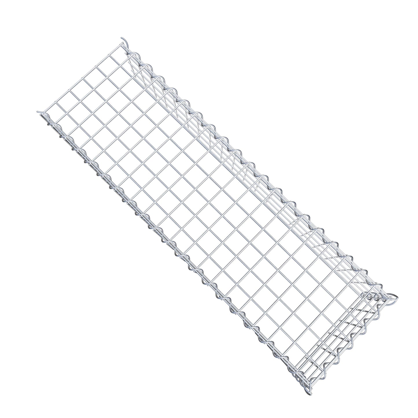 Gavión complementario tipo 4 100 cm x 20 cm x 30 cm (L x A x P), malla 5 cm x 5 cm, espiral