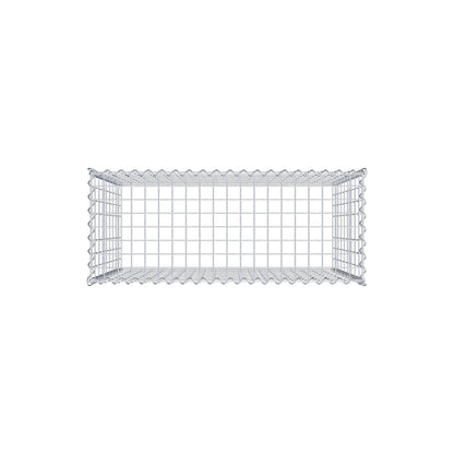Gavión complementario tipo 3 100 cm x 90 cm x 40 cm (L x A x P), malla 5 cm x 10 cm, espiral